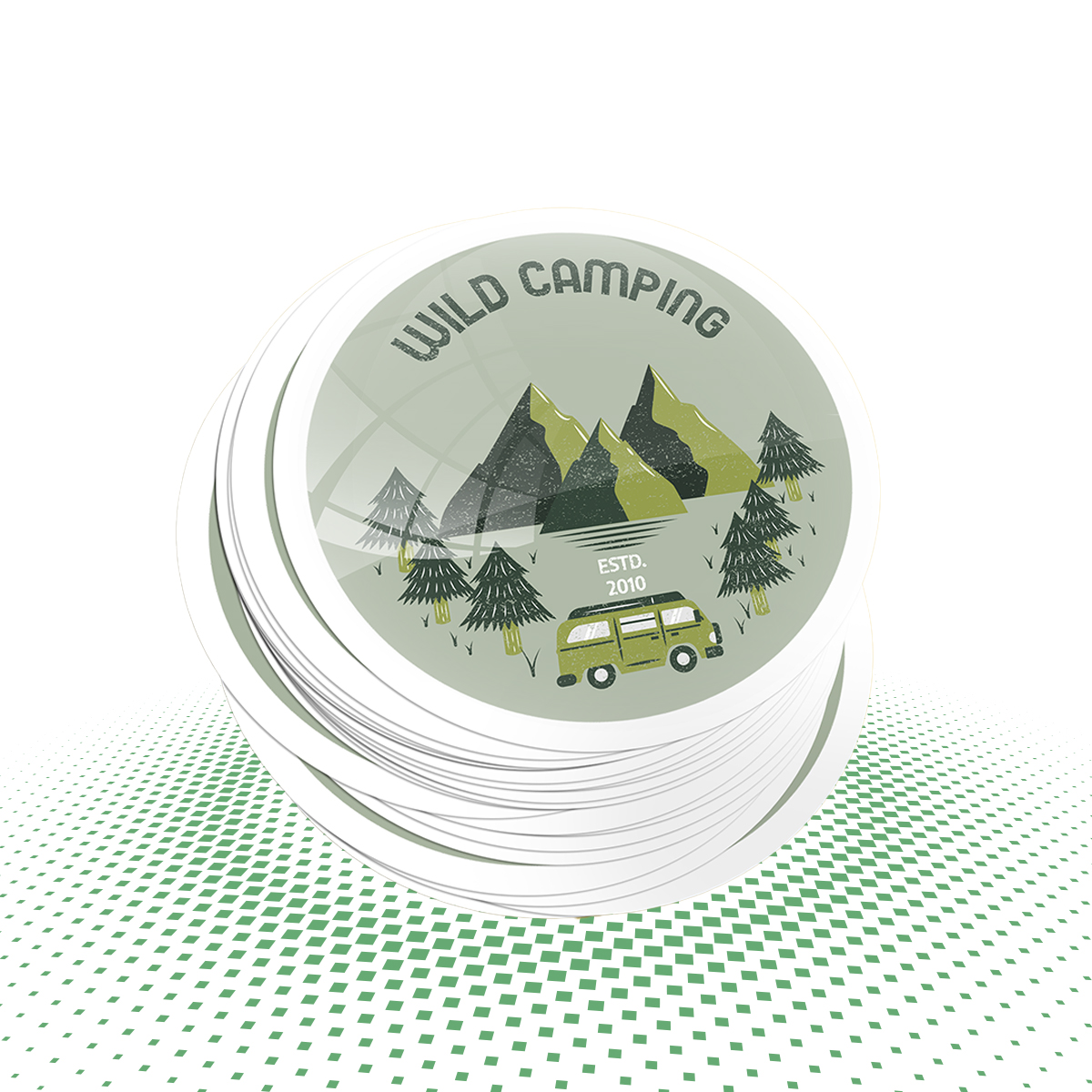 custom circle lables 