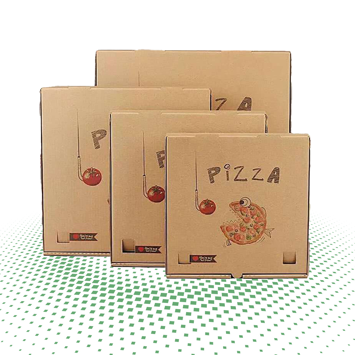 custom corrugated pizza boxes 