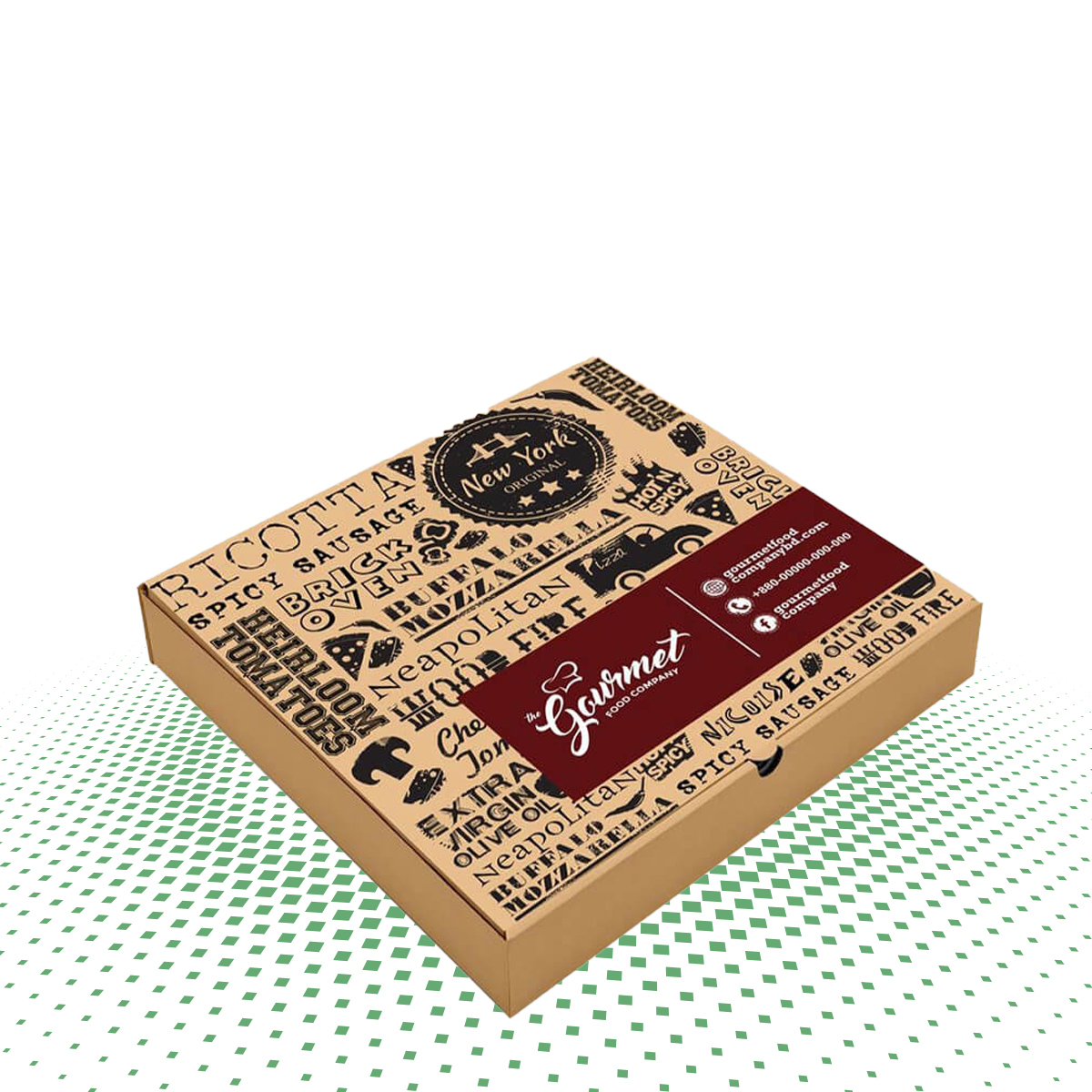 custom corrugated pizza boxes 