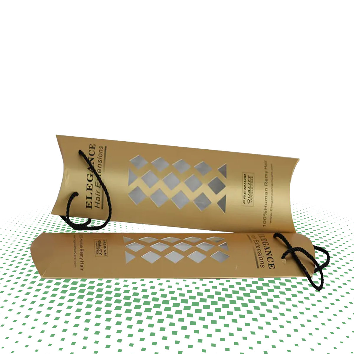 custom hair extension pillow boxes 