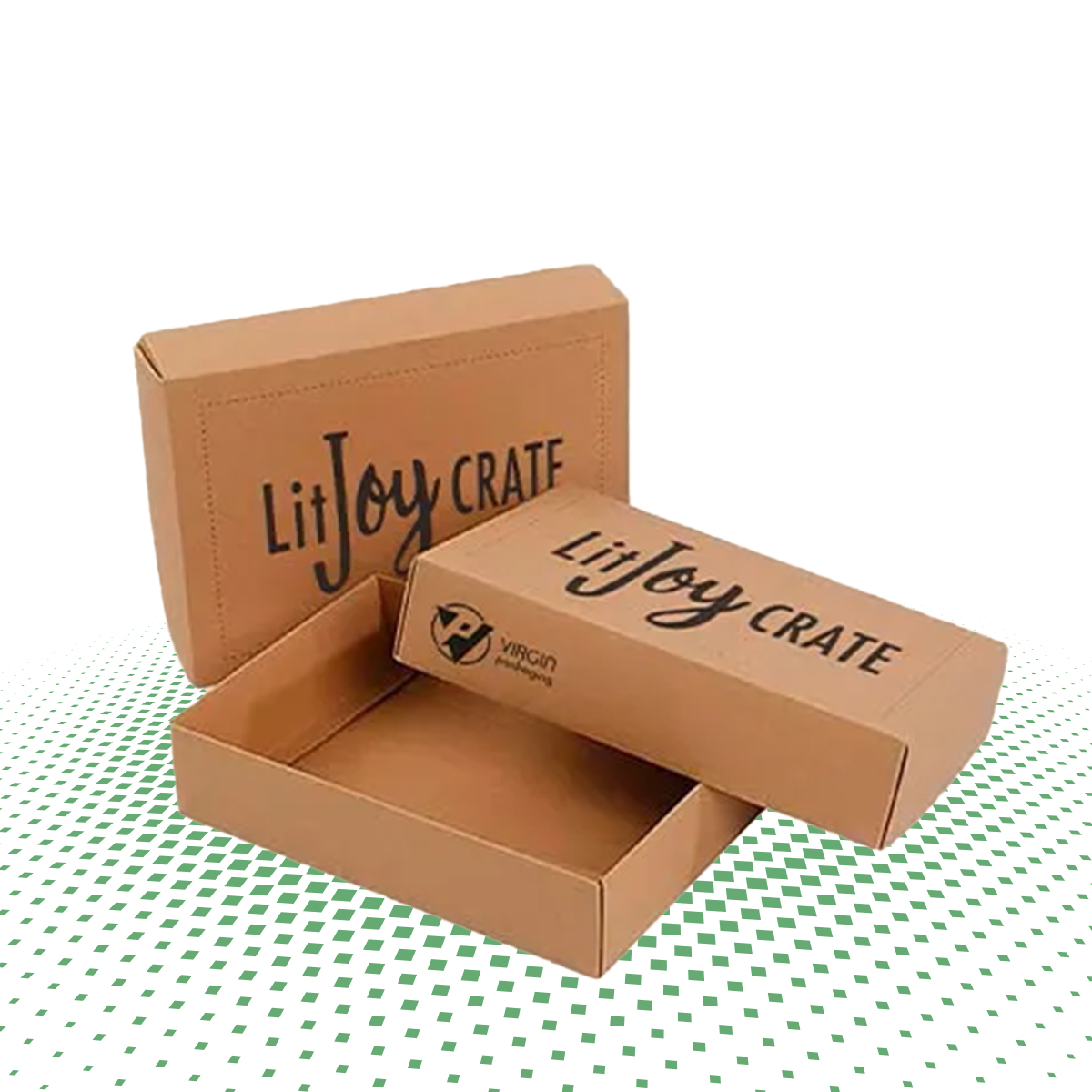 custom kraft boxes with lids 