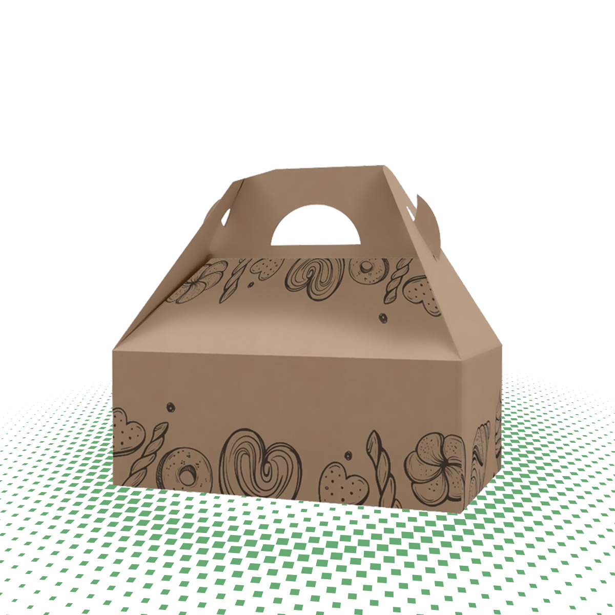 custom kraft gable boxes 