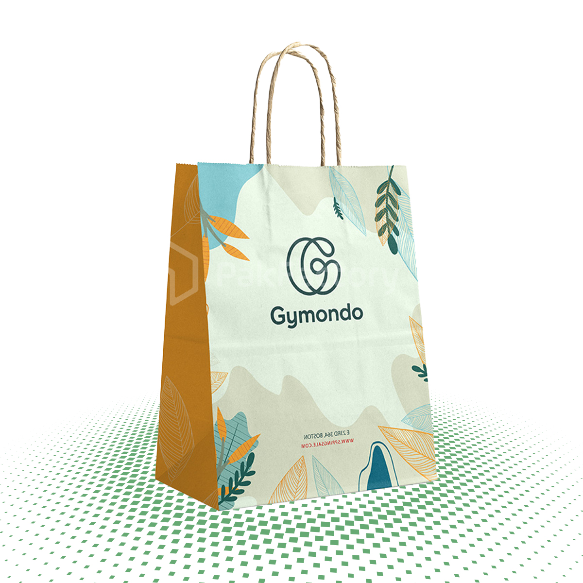 custom paper shopping bags 