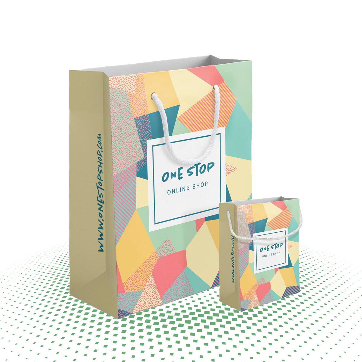 custom paper shopping bags 