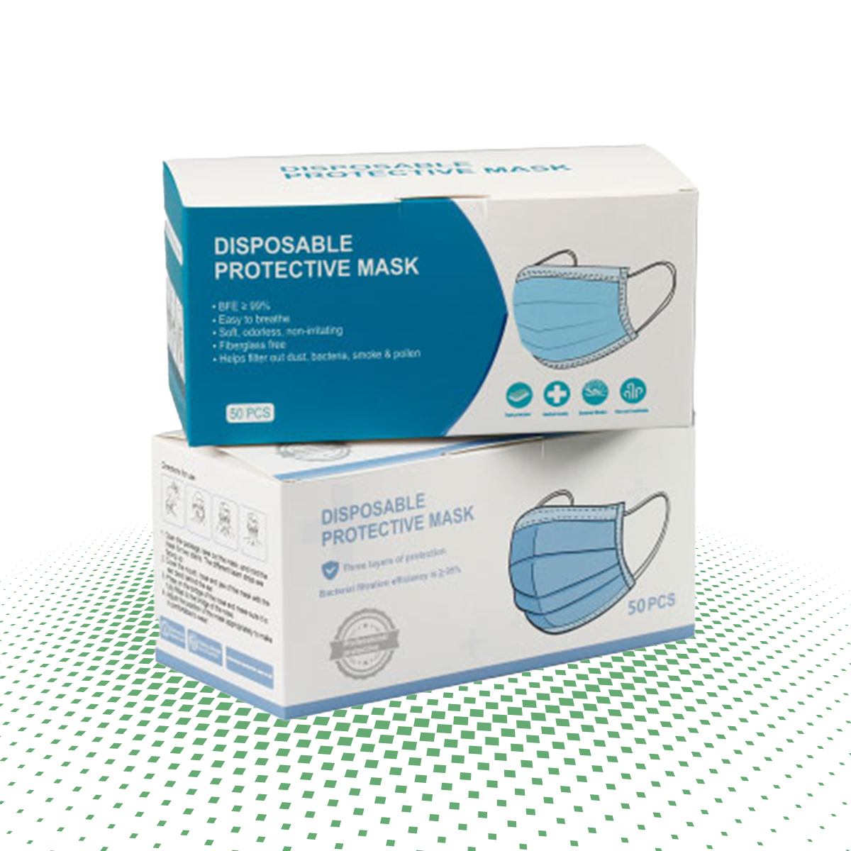 custom surgical face mask boxes 