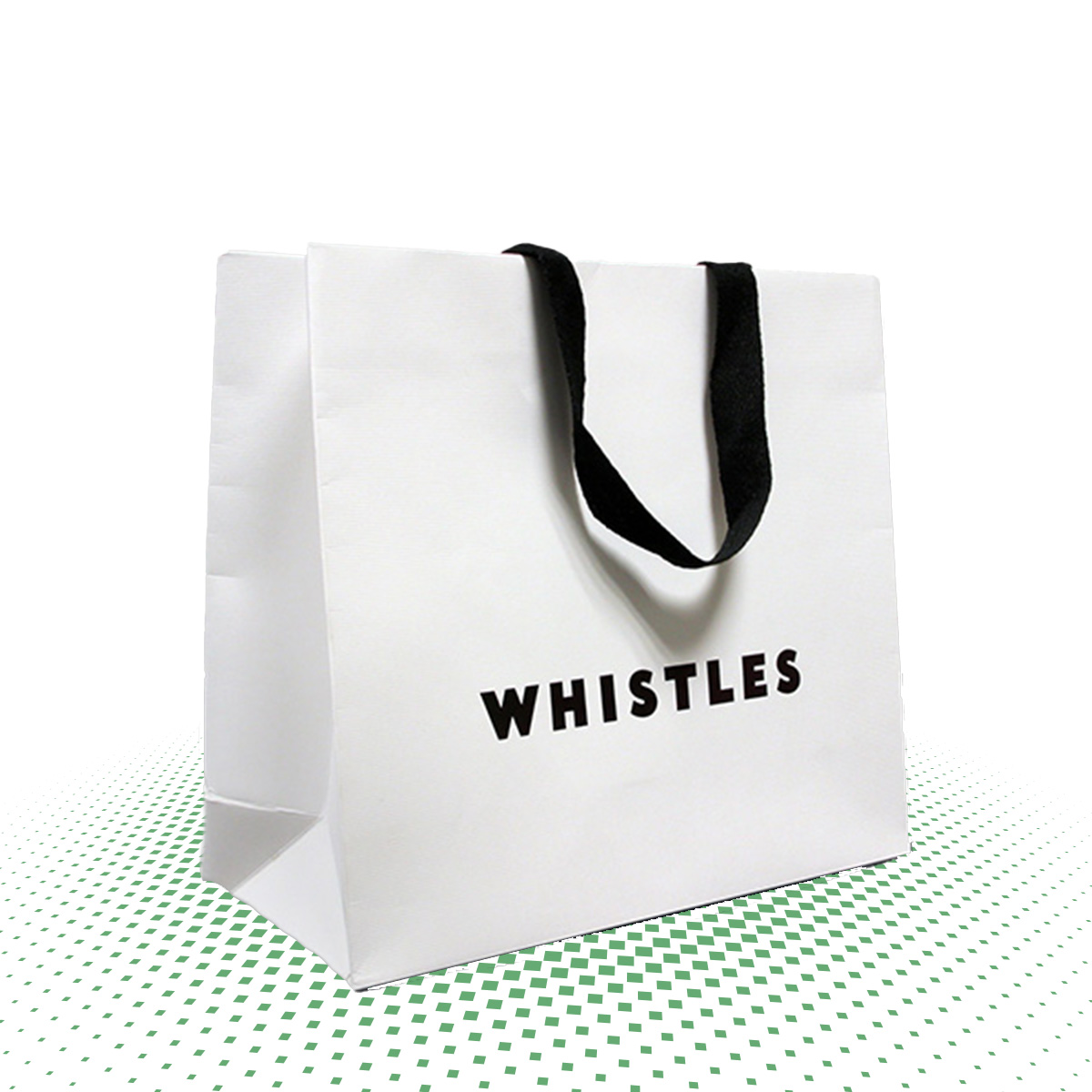 custom white paper bags 