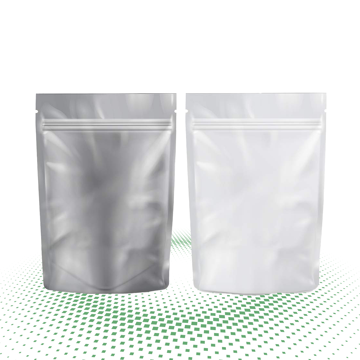 foil mylar bags with pvc window 