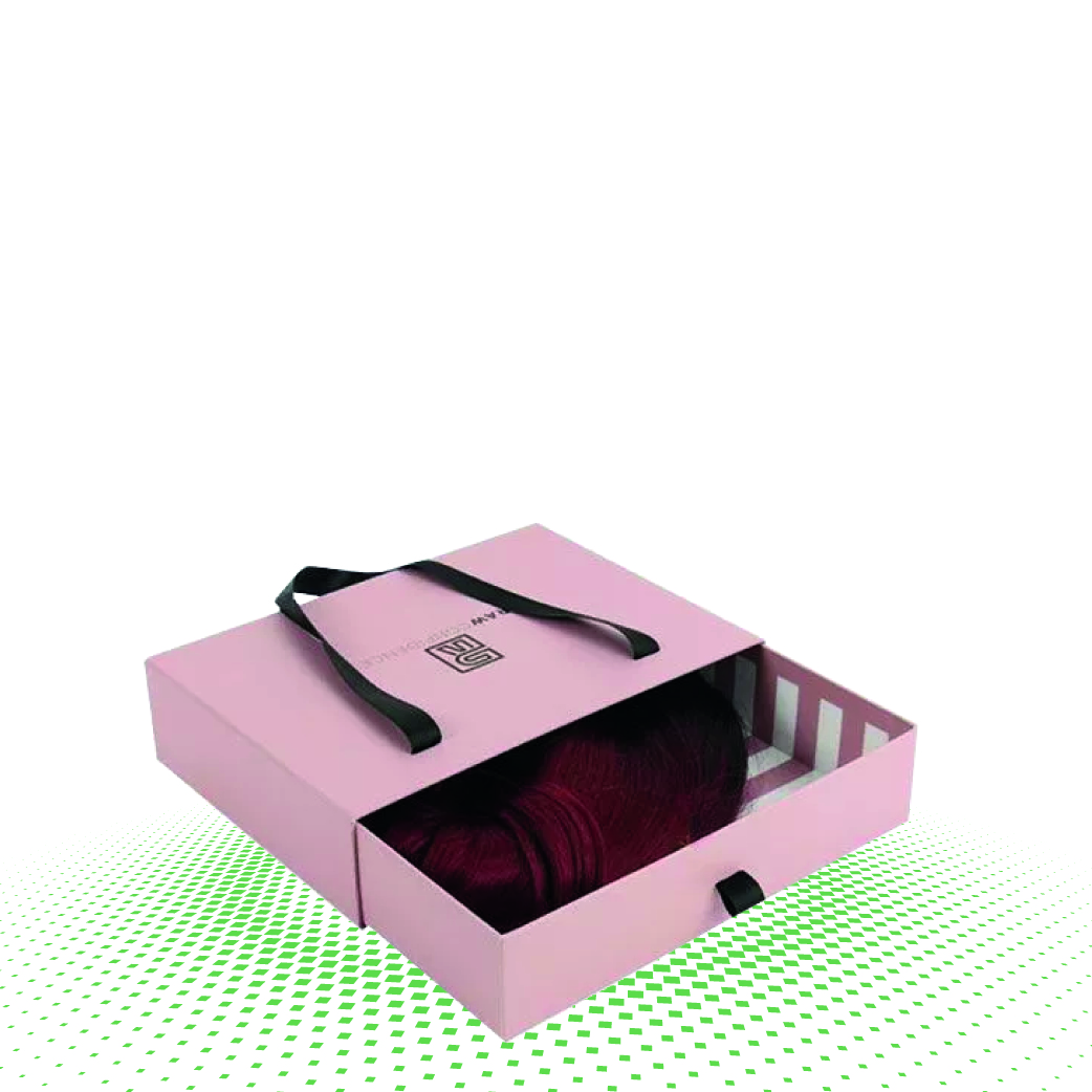 sleeve and tray hair extension boxes